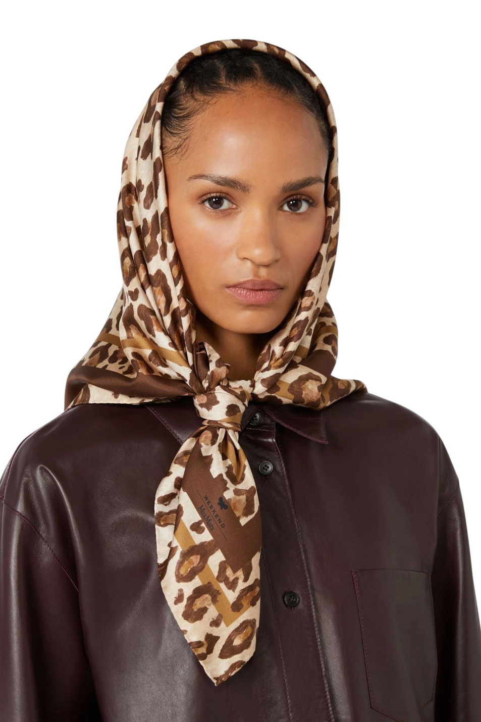 Женский Weekend Max Mara Платок ONESTO из шелка (цвет ), артикул 2615541164 | Фото 3