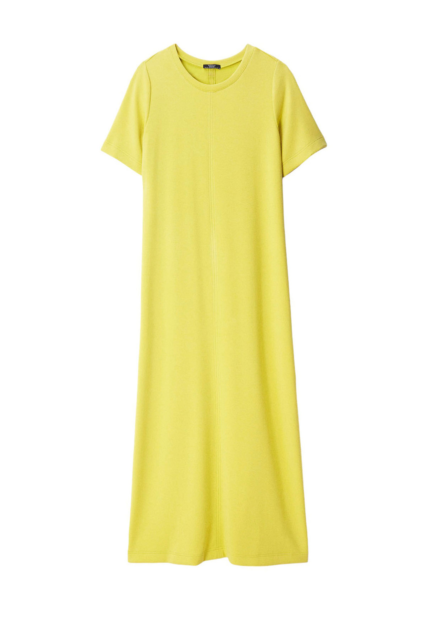 Платье однотонное|Основной цвет:Желтый|Артикул:219596 | Фото 1