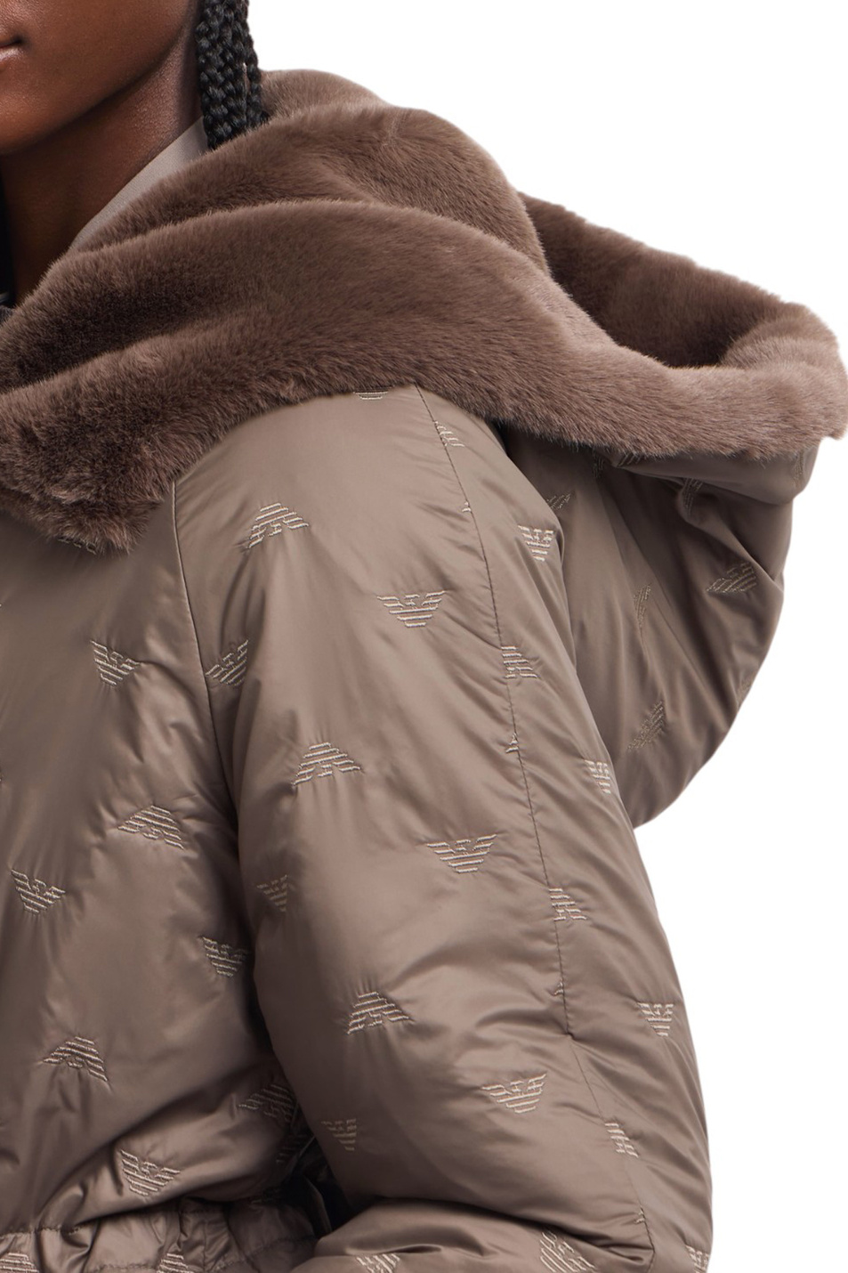 Женский Emporio Armani Куртка двусторонняя (цвет ), артикул EW001467-AF14618 | Фото 6