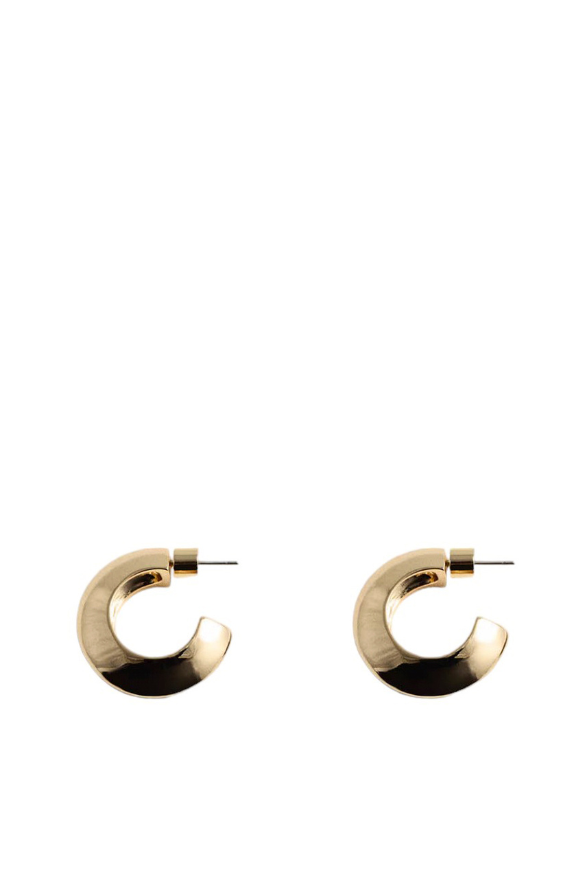 Серьги-кольца RENATA|Основной цвет:Золотой|Артикул:77010261 | Фото 1