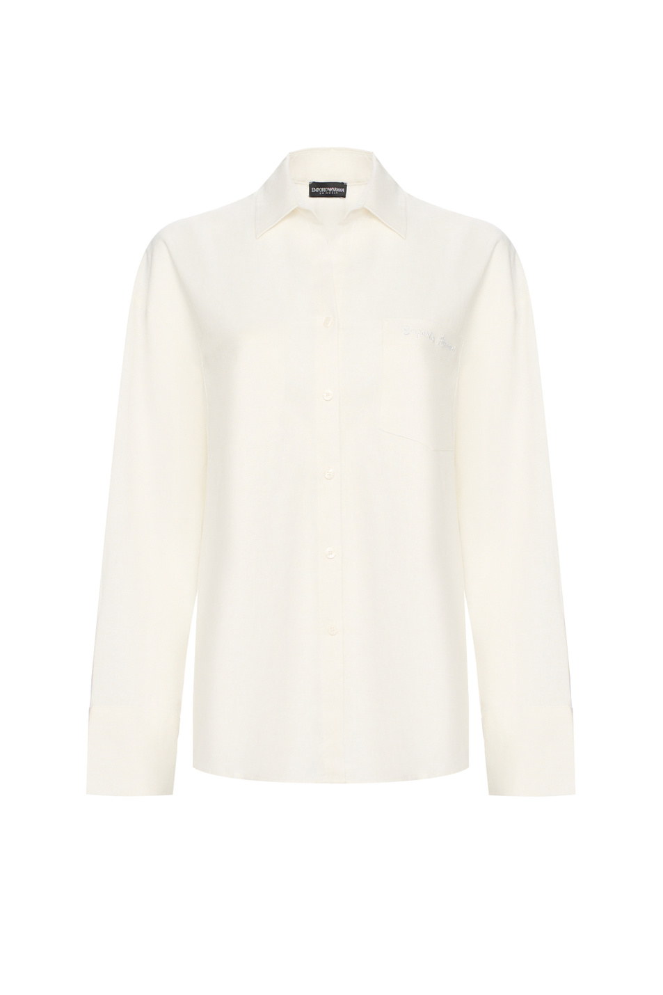 Женский Emporio Armani Рубашка из льна и вискозы (цвет ), артикул EW000815-AF12201 | Фото 1
