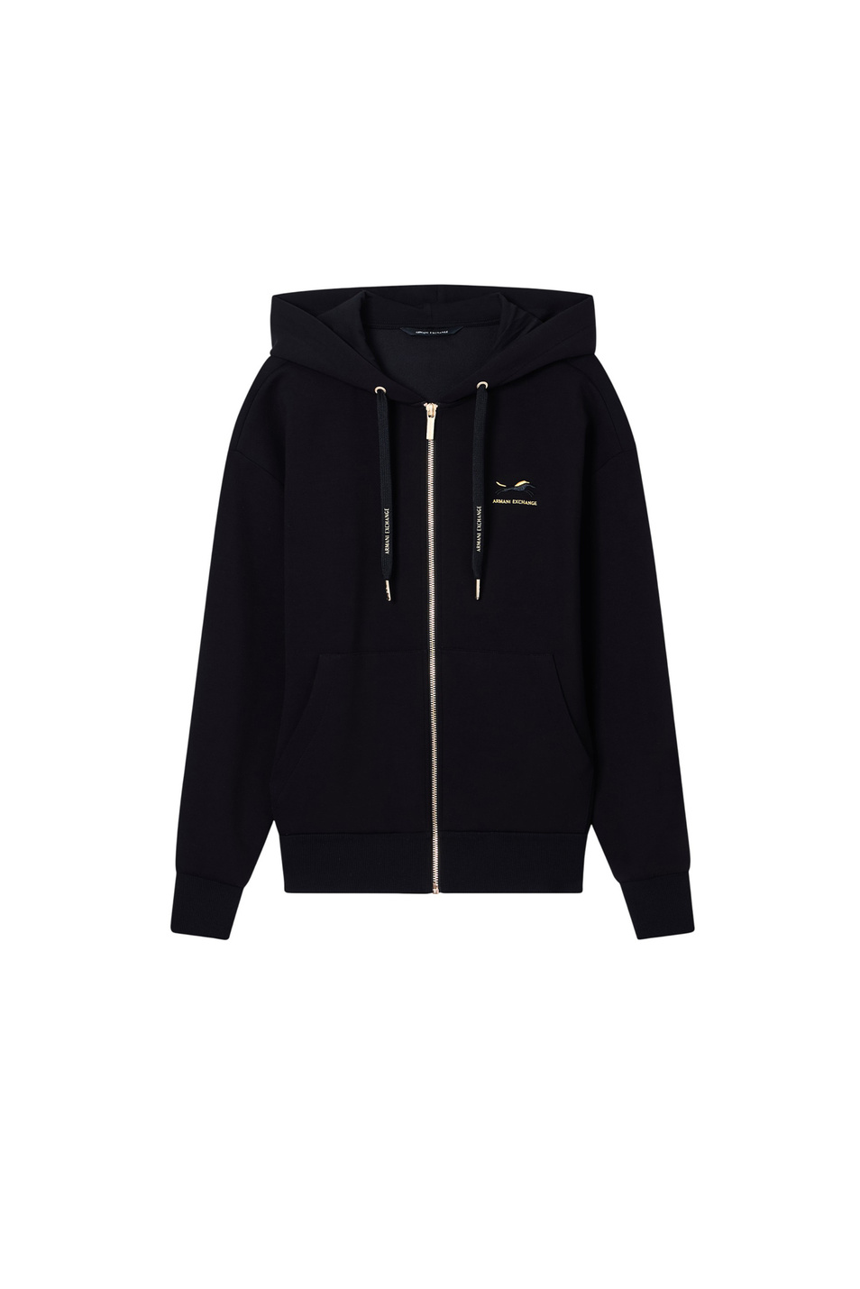 Толстовка с логотипом|Основной цвет:Черный Женский Armani Exchange Толстовка с логотипом (цвет ), артикул XW001854-AF13397 | Фото 1