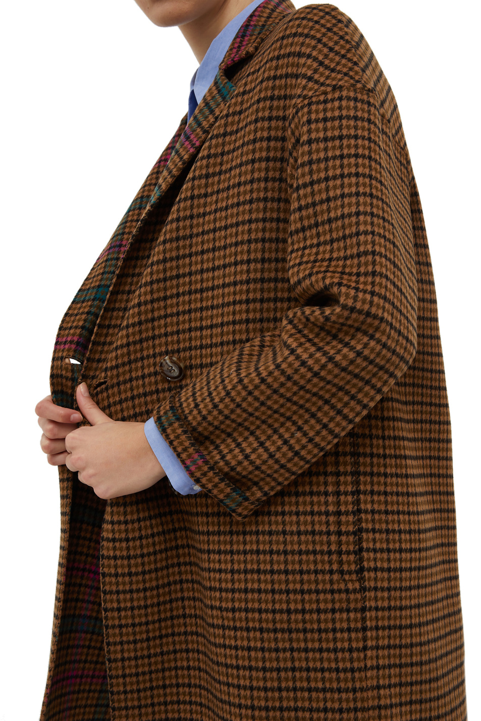 MAX&Co. Двустороннее пальто VESTIGIO из шерсти с добавлением нейлона (цвет ), артикул 70140122 | Фото 5