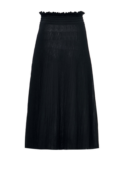 Moschino Однотонная юбка со сборками на поясе ( цвет), артикул A0180-6100 | Фото 2
