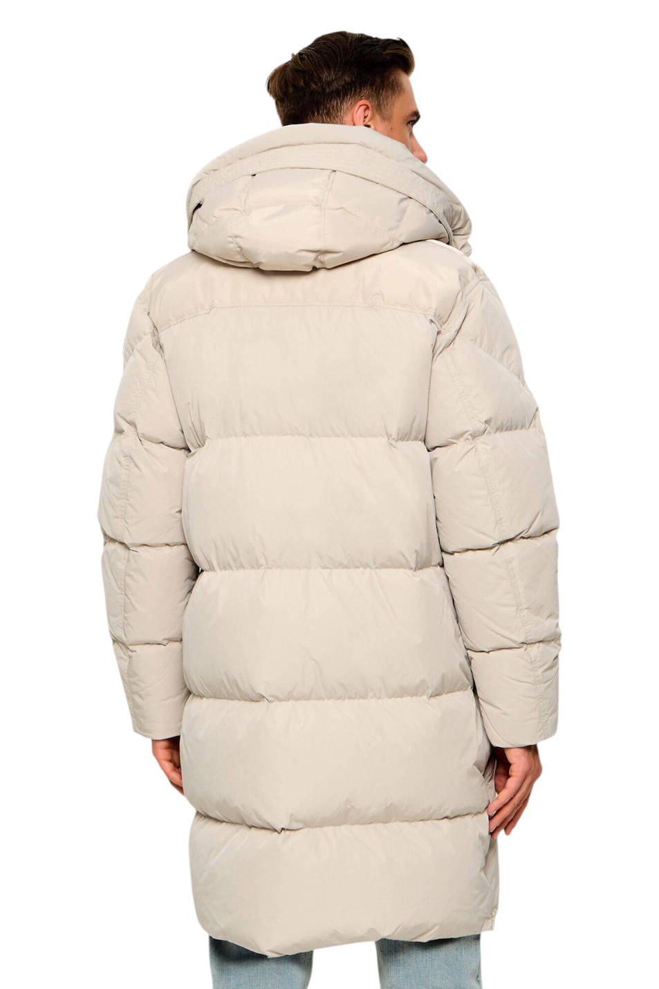 Пальто LONG BEAR 2.0 стеганое|Основной цвет:Кремовый Мужской Parajumpers Пальто LONG BEAR 2.0 стеганое (цвет ), артикул PMPUHF04 | Фото 5