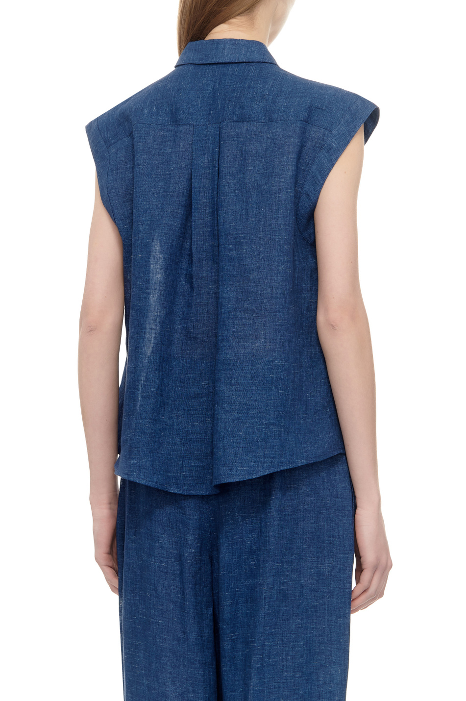 Женский Emporio Armani Рубашка из смесового льна (цвет ), артикул E3NC16-F2017 | Фото 5