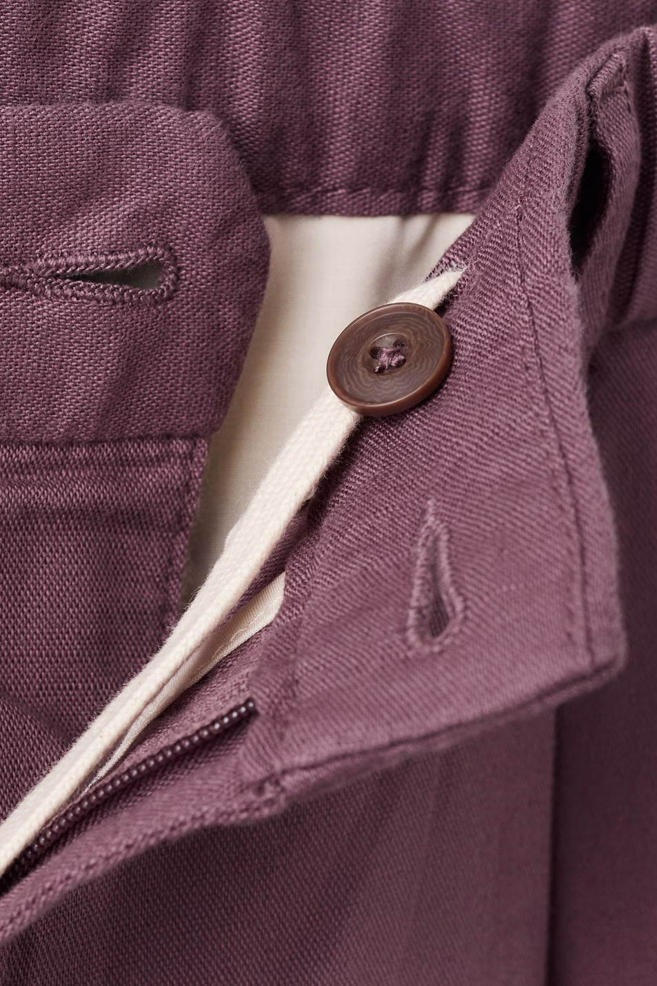 Мужской Mango Man Брюки ROMELINO из льна и хлопка (цвет ), артикул 27006714 | Фото 5