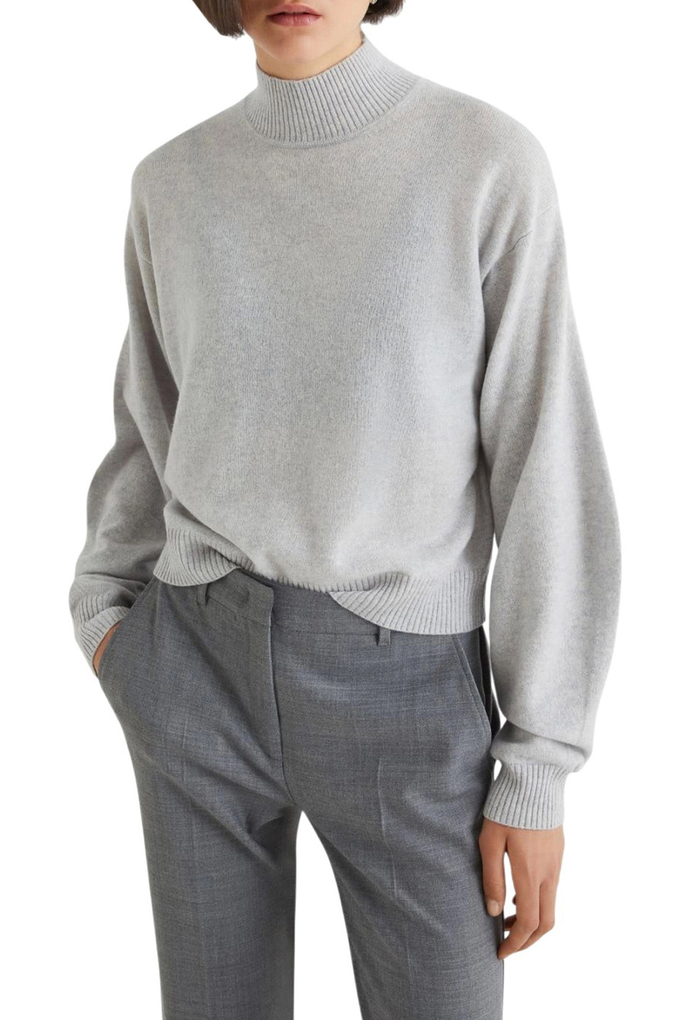 Свитер FEBO из кашемира|Основной цвет:Серый Женский MARELLA Свитер FEBO из кашемира (цвет ), артикул 2523366112 | Фото 3