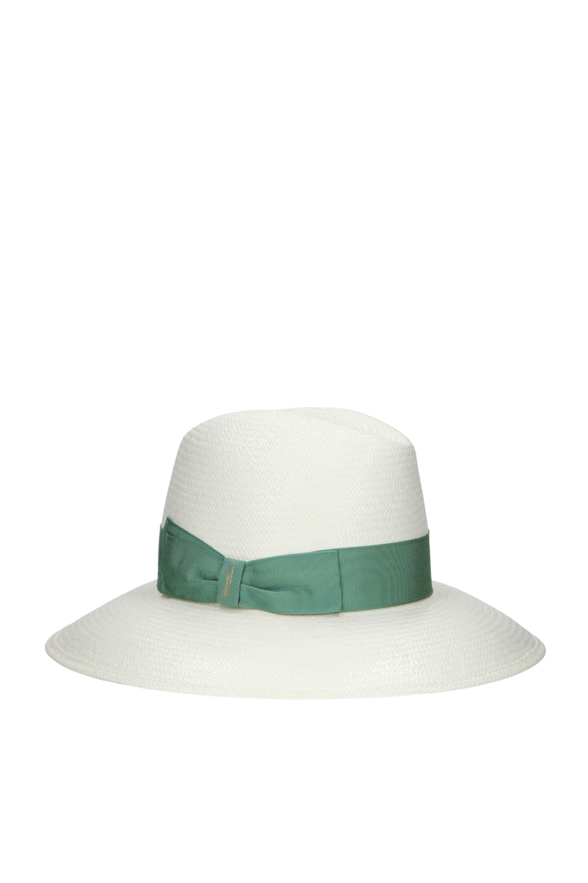 Шляпа Claudette с широкой лентой|Основной цвет:Белый|Артикул:231979 | Фото 1