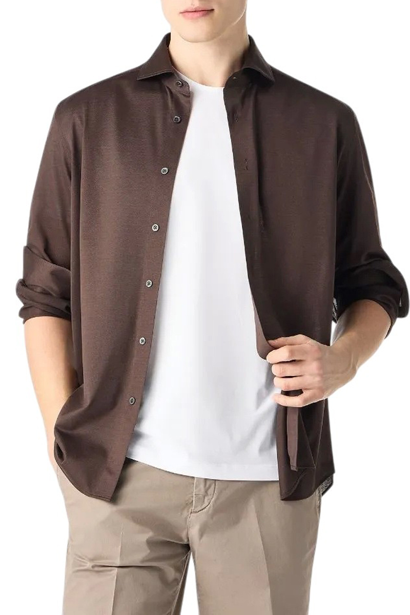 Мужской Corneliani Рубашка однотонная (цвет ), артикул 27P112-2711221 | Фото 3