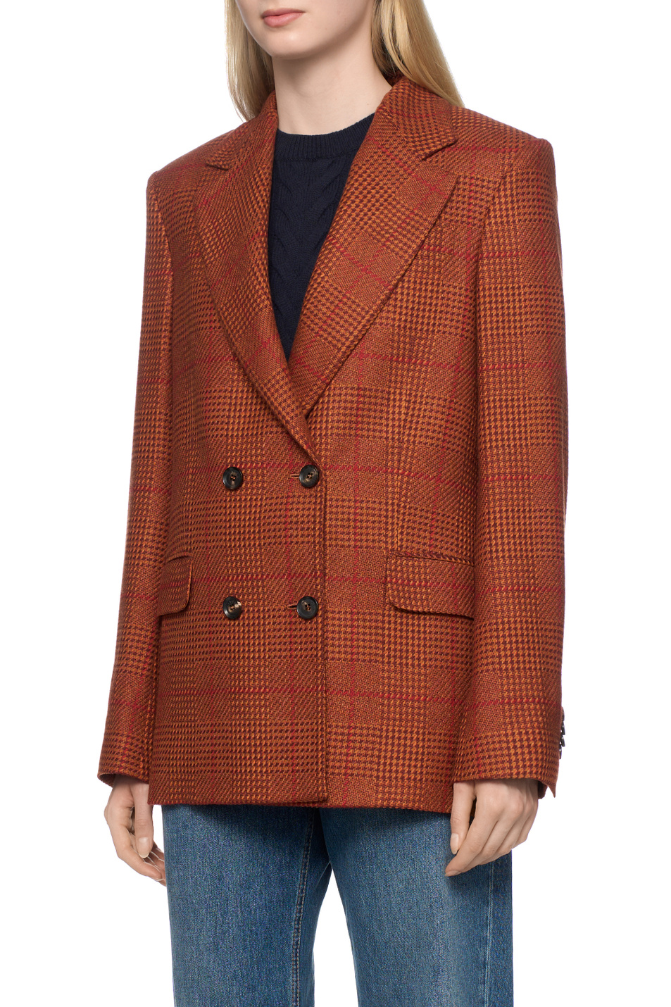 Женский Kiton Пиджак из шелка и кашемира (цвет ), артикул D60510K0549B0700H | Фото 4