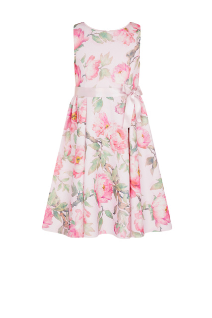Платье с цветочным принтом|Основной цвет:Розовый|Артикул:318038 | Фото 1