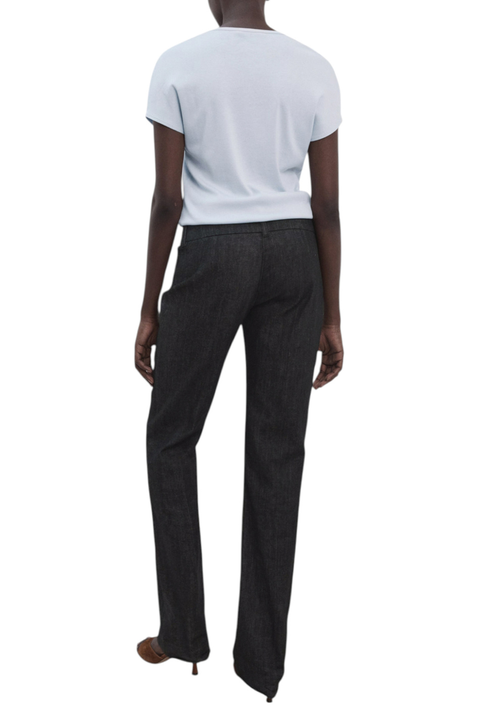 Женский Mango Футболка ZANI однотонная (цвет ), артикул 27007805 | Фото 4