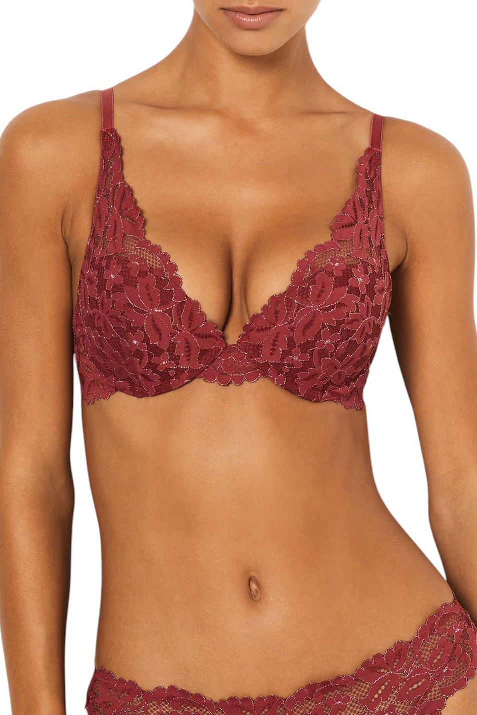 Бюстгальтер LEGENDE пуш-ап|Основной цвет:Бордовый Женский Etam Бюстгальтер LEGENDE пуш-ап (цвет ), артикул 6548298 | Фото 1
