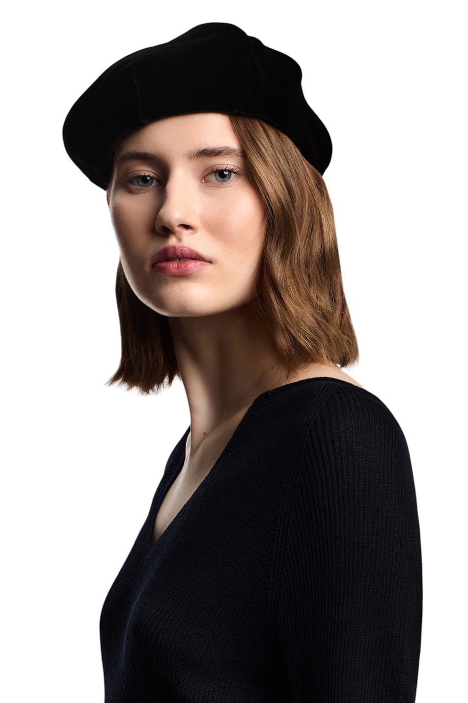 Женский Emporio Armani Берет однотонный (цвет ), артикул EW003234-AF20226 | Фото 4