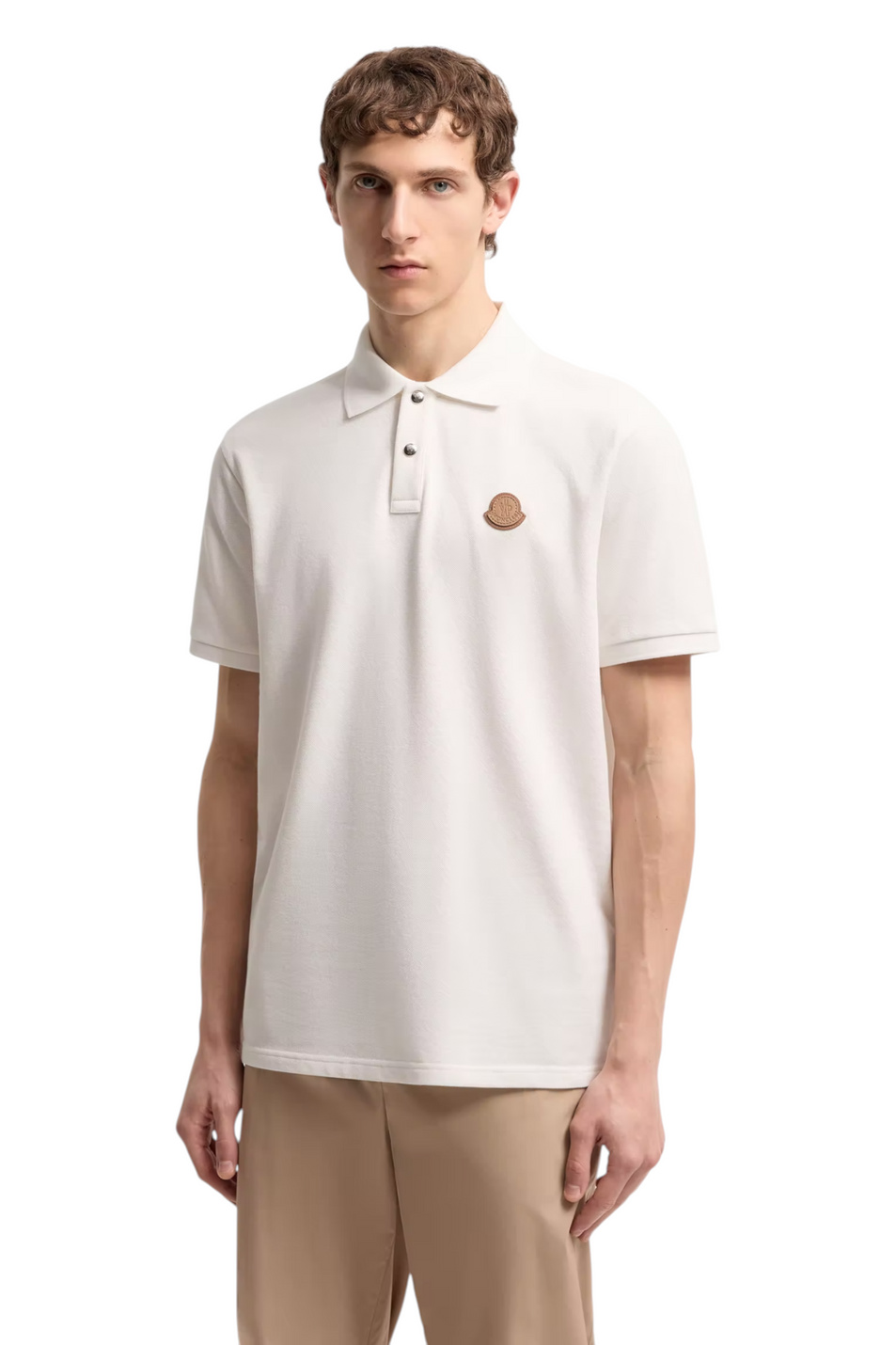 Мужской Moncler Поло из хлопка (цвет ), артикул L20918A00013-84556 | Фото 3