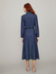 iBLUES Джинсовое платье-рубашка COROLLA (Синий цвет), артикул 72212211 | Фото 4