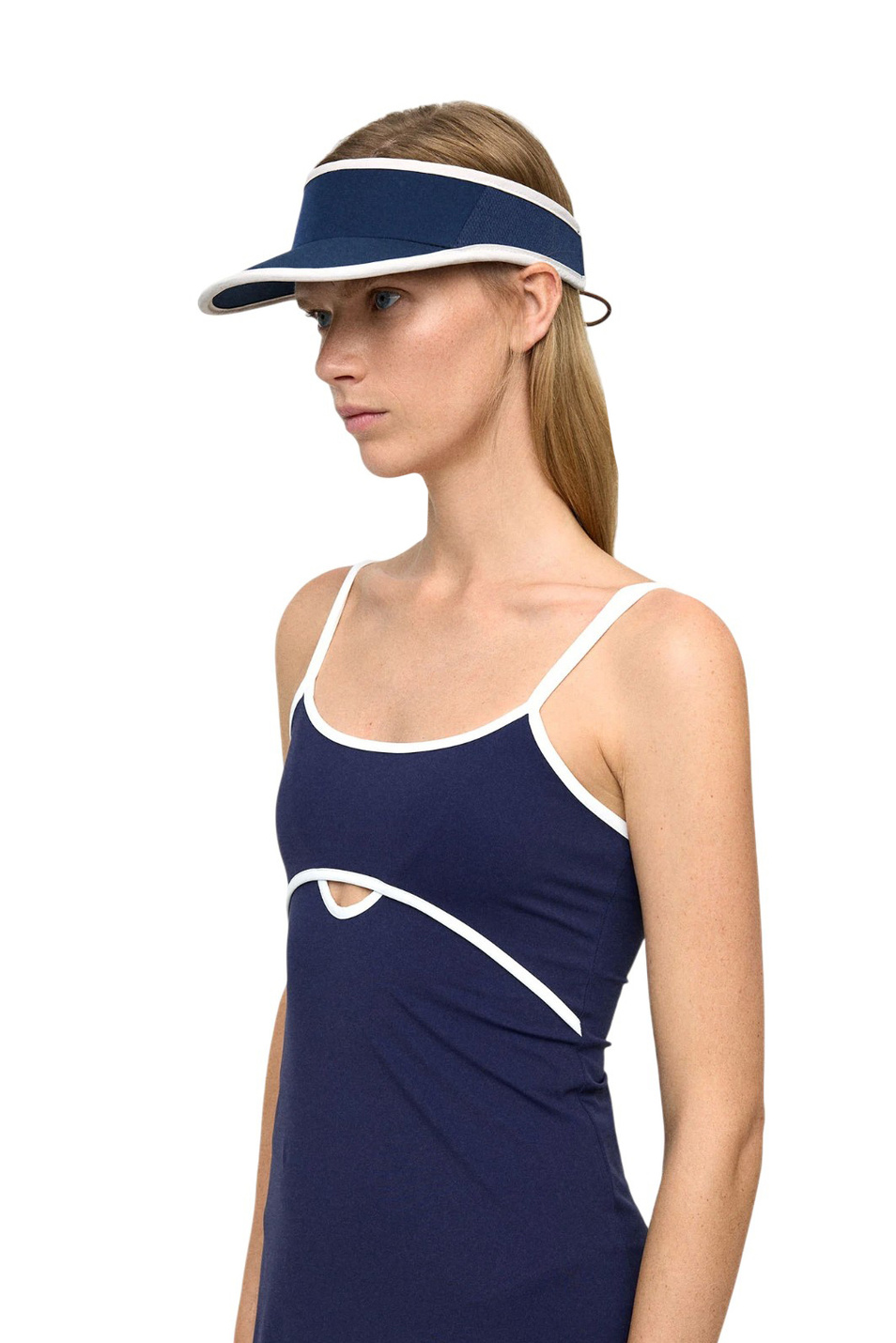 Кепка-козырек с контрастной отделкой|Основной цвет:Синий Женский Parfois Кепка-козырек с контрастной отделкой (цвет ), артикул 242234 | Фото 4