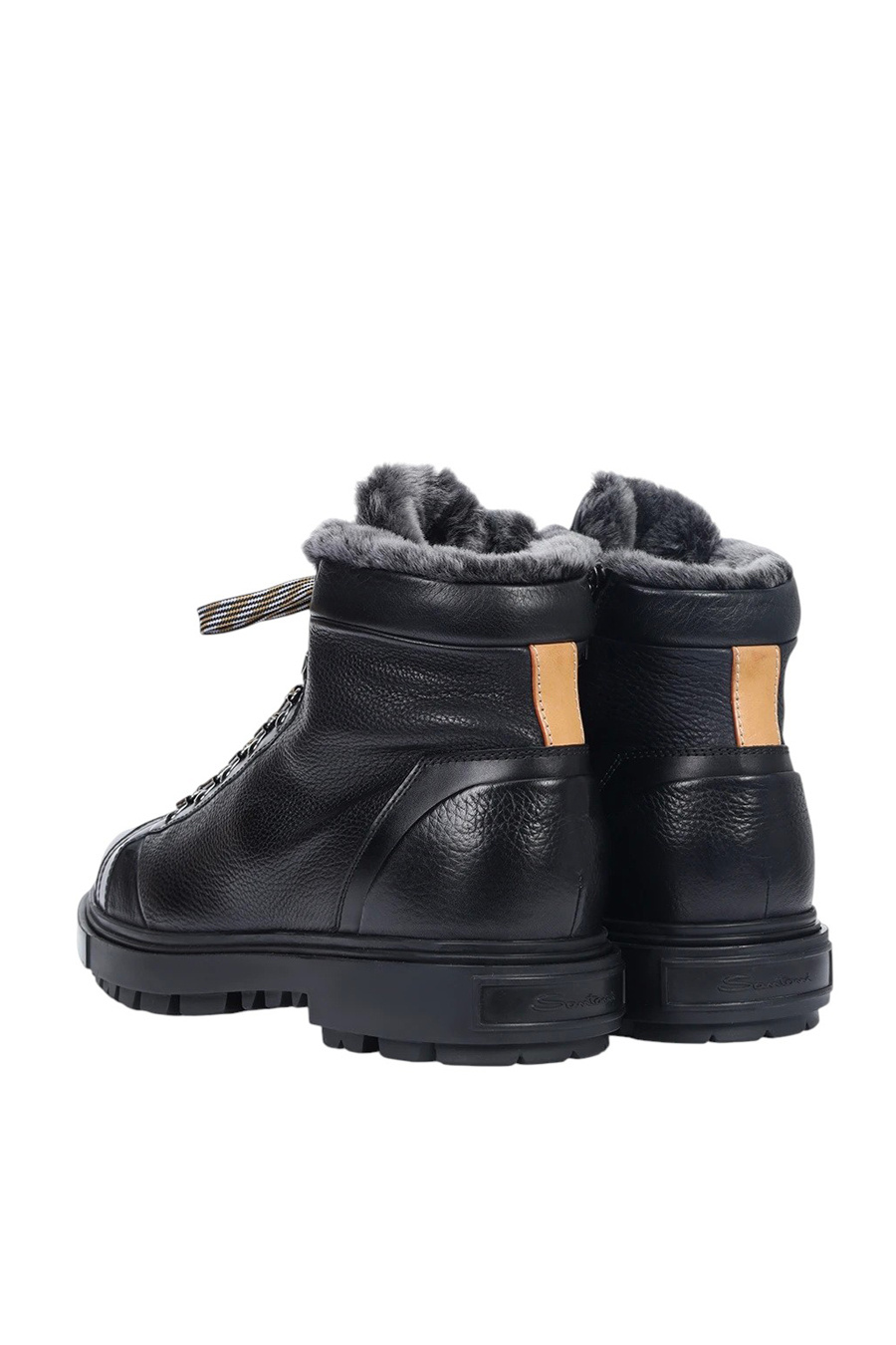 Мужской Santoni Ботинки FARAH с натуральным мехом (цвет ), артикул MGSG18190NERAYLWN01 | Фото 3