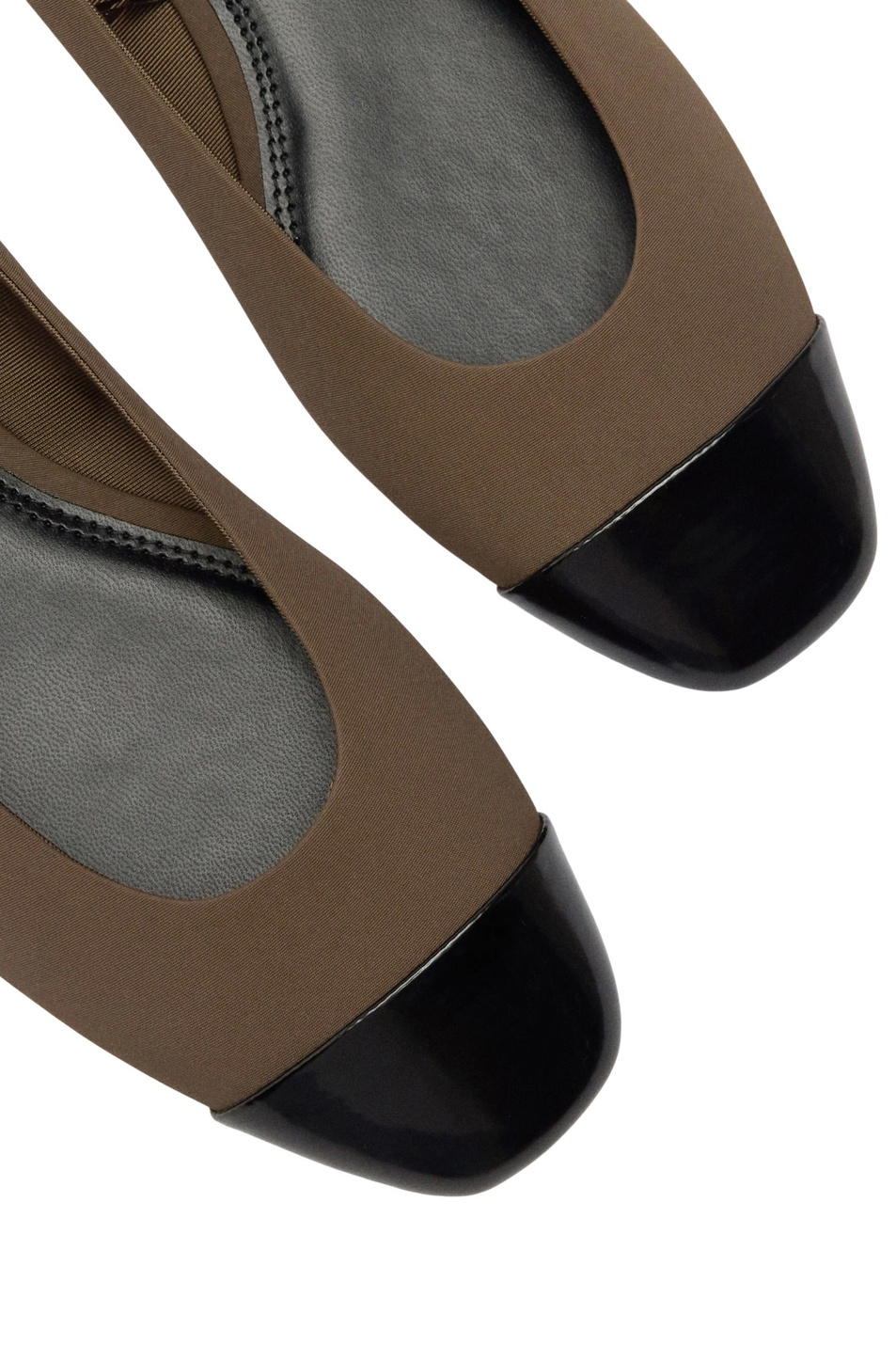 Балетки двухцветные|Основной цвет:Коричневый Женский Parfois Балетки двухцветные (цвет ), артикул 238084 | Фото 5