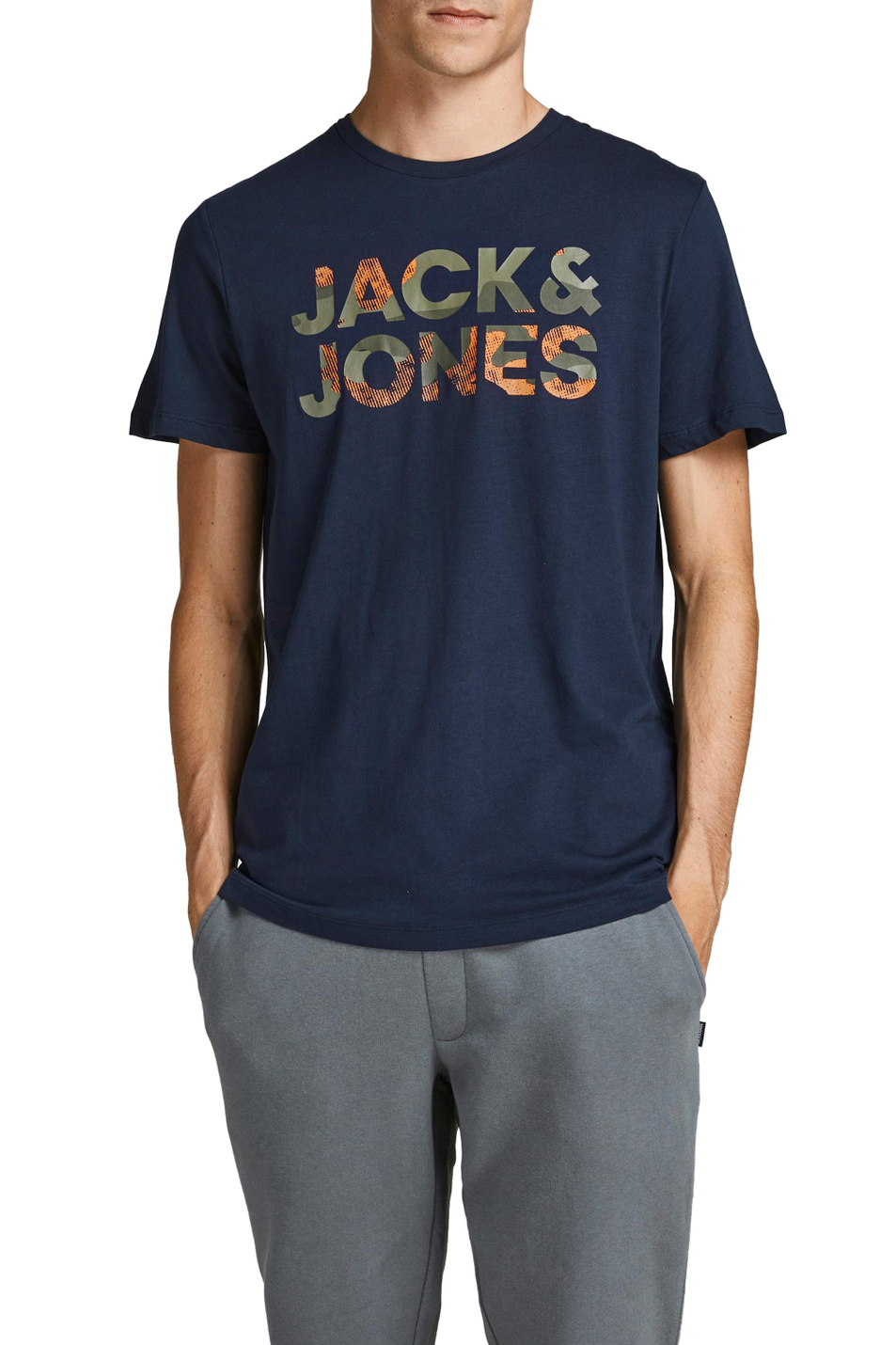 Jack & Jones Футболка из натурального хлопка с принтом (цвет ), артикул 12189162 | Фото 3