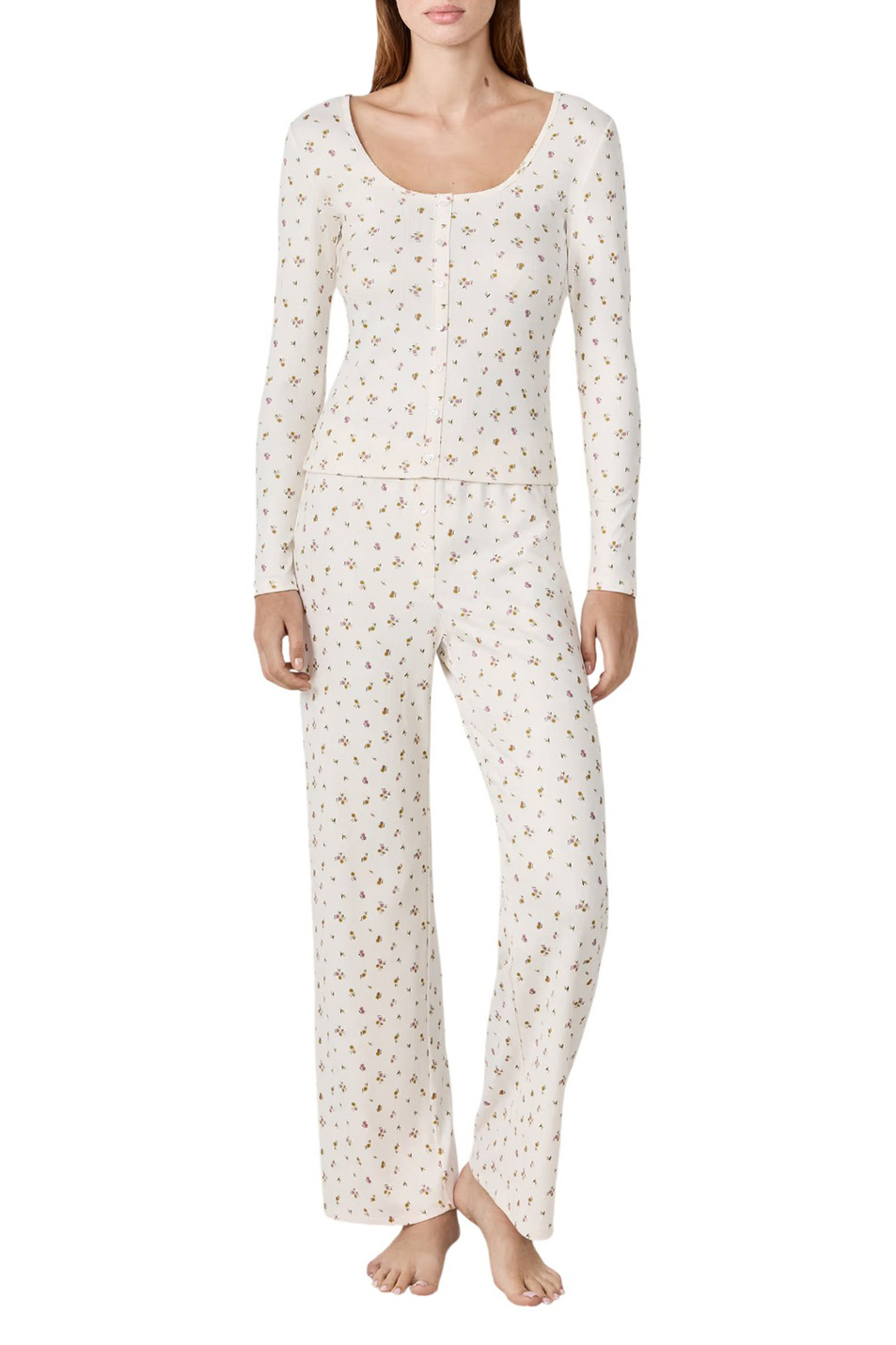 Женский Etam Лонгслив BETHANY с цветочным принтом (цвет ), артикул 6555220 | Фото 2