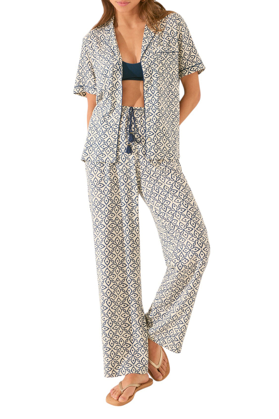 Женский Women'secret Пижама в рубашечном стиле (цвет ), артикул 4852092 | Фото 1