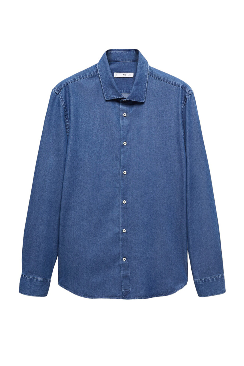 Рубашка CHAMBRE приталенного кроя|Основной цвет:Синий|Артикул:67070628 | Фото 1