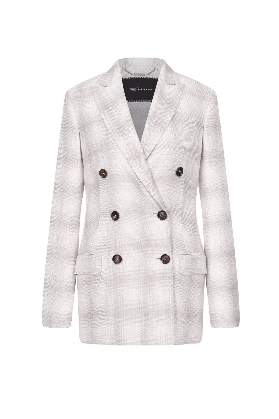 Женский Kiton Жакет из вискозы в клетку (цвет ), артикул D46523K0922G08005 | Фото 1