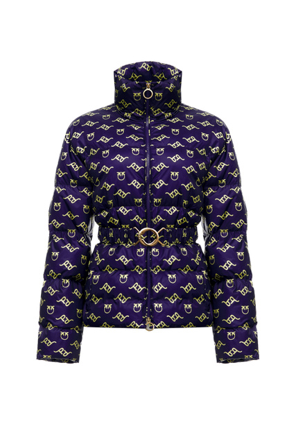 Стеганая куртка IVA с принтом|Основной цвет:Фиолетовый|Артикул:1G18A5A052 | Фото 1