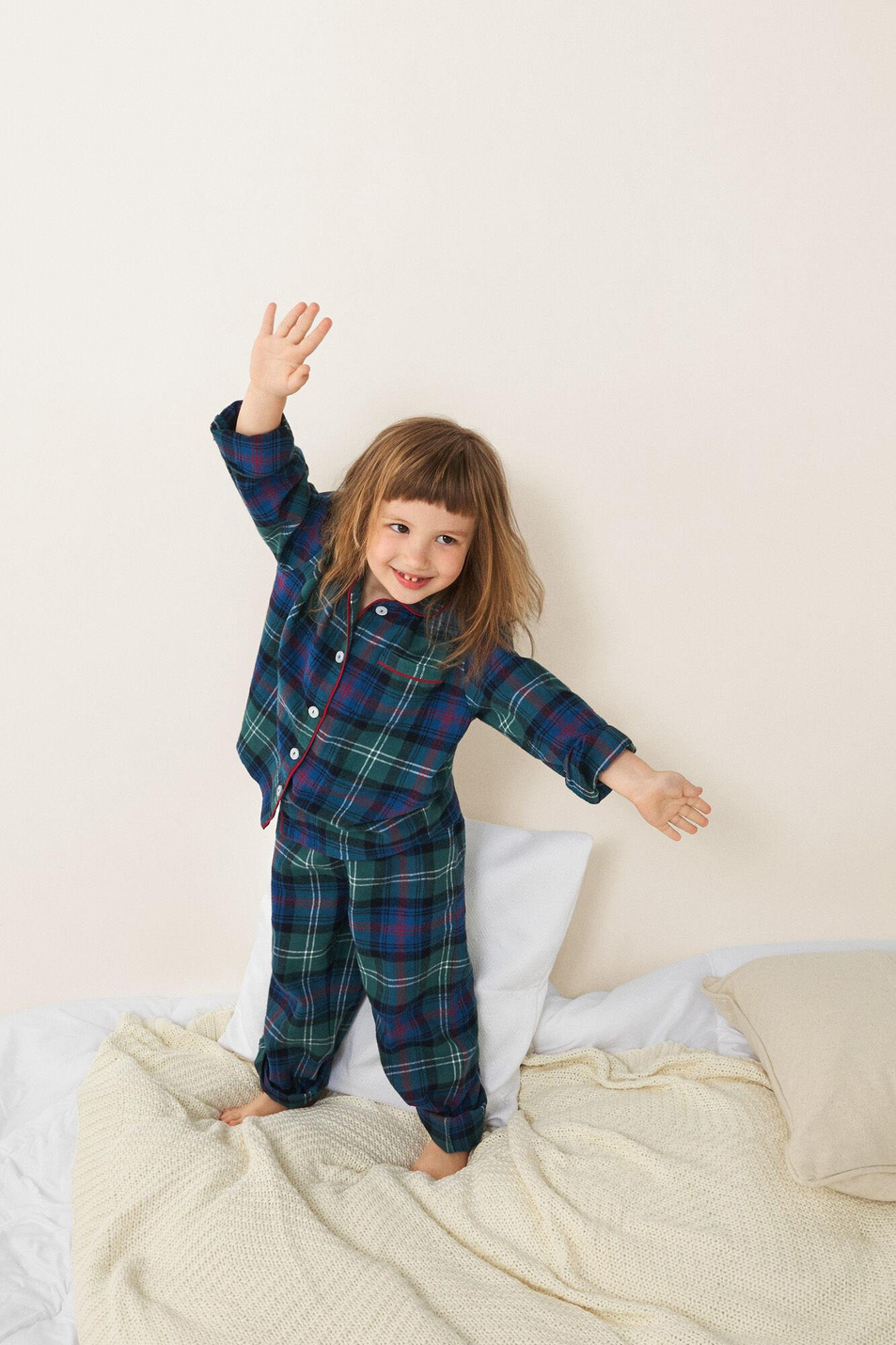 Женский Women'secret Длинная детская пижама в клетку (цвет ), артикул 3596923 | Фото 1