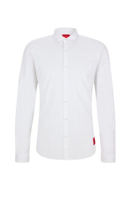 Рубашка облегающего кроя|Основной цвет:Белый|Артикул:50475687 | Фото 1