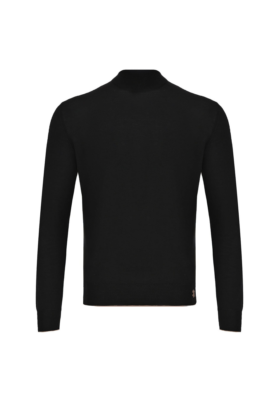 Водолазка из шерсти и шелка|Основной цвет:Черный Мужской Stefano Ricci Водолазка из шерсти и шелка (цвет ), артикул KE08004L10-E25374 | Фото 1