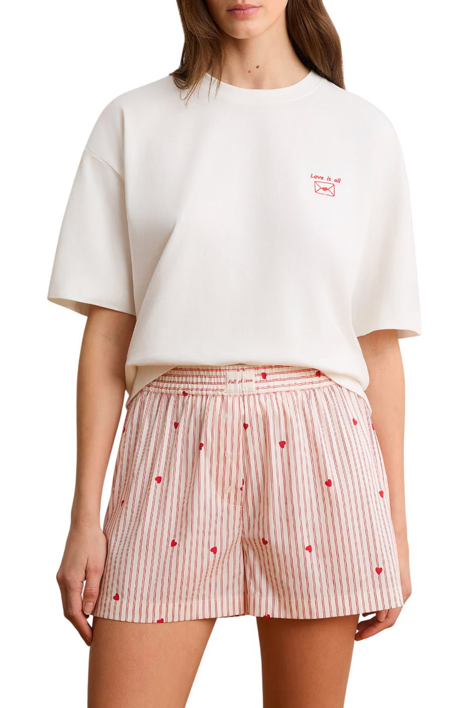 Женский Etam Шорты BOYFRIEND из смесового хлопка (цвет ), артикул 6557582 | Фото 2