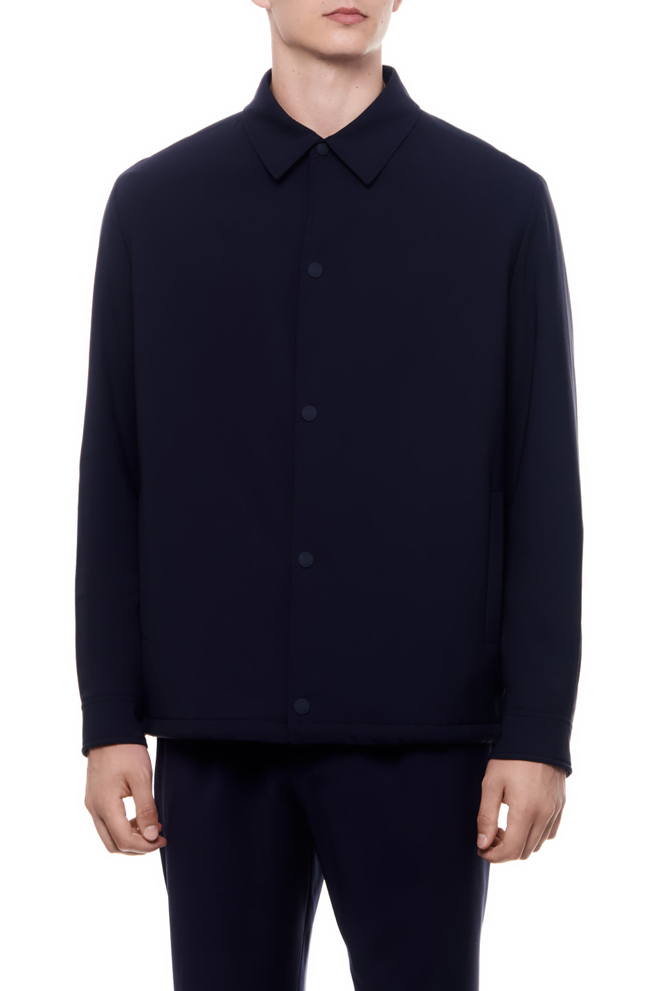Мужской BOSS Рубашка P-Carper из смесовой шерсти (цвет ), артикул 50521571 | Фото 1