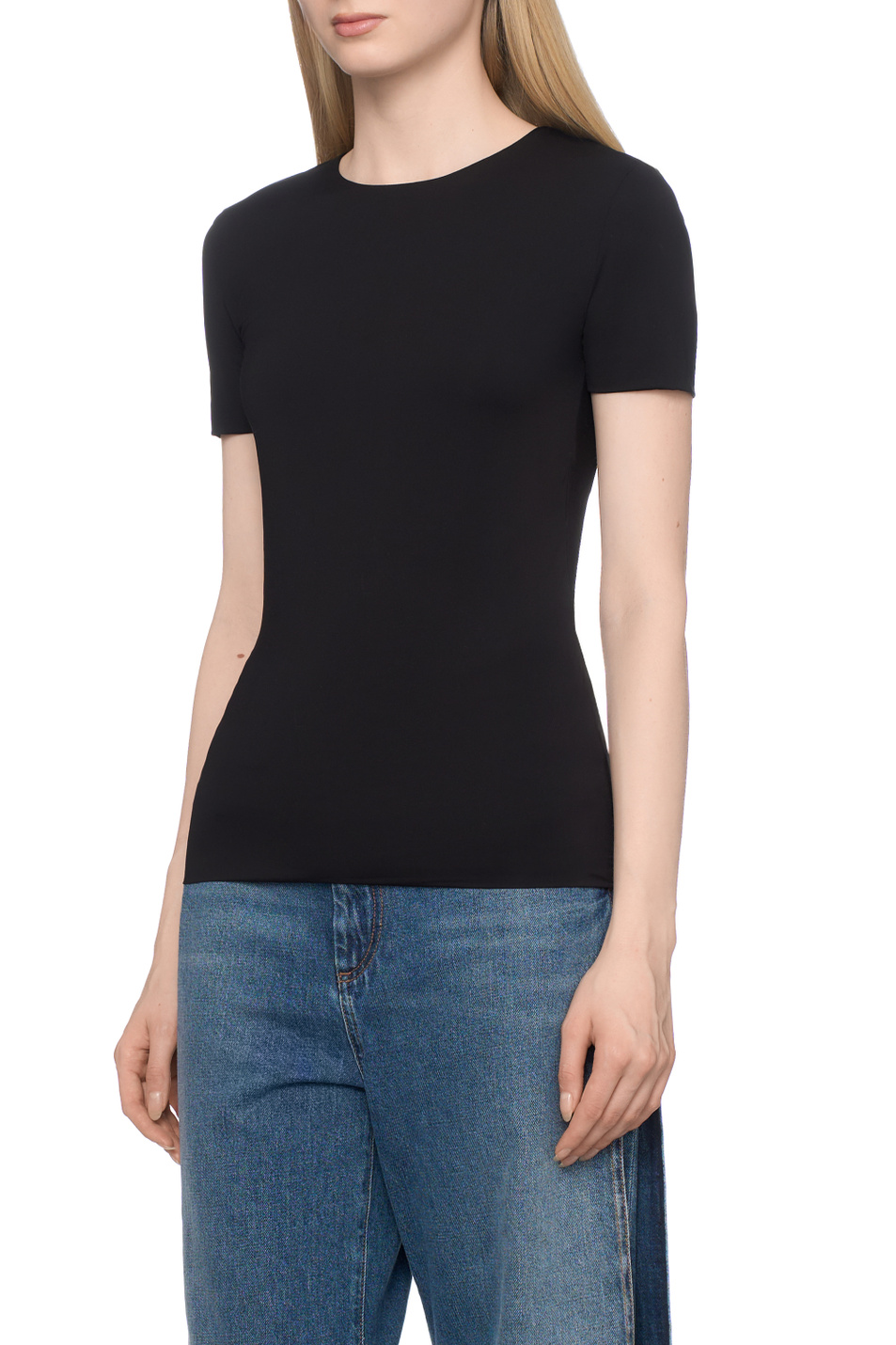 Женский Sportmax Футболка EDGARD однотонная (цвет ), артикул 2522946091 | Фото 4