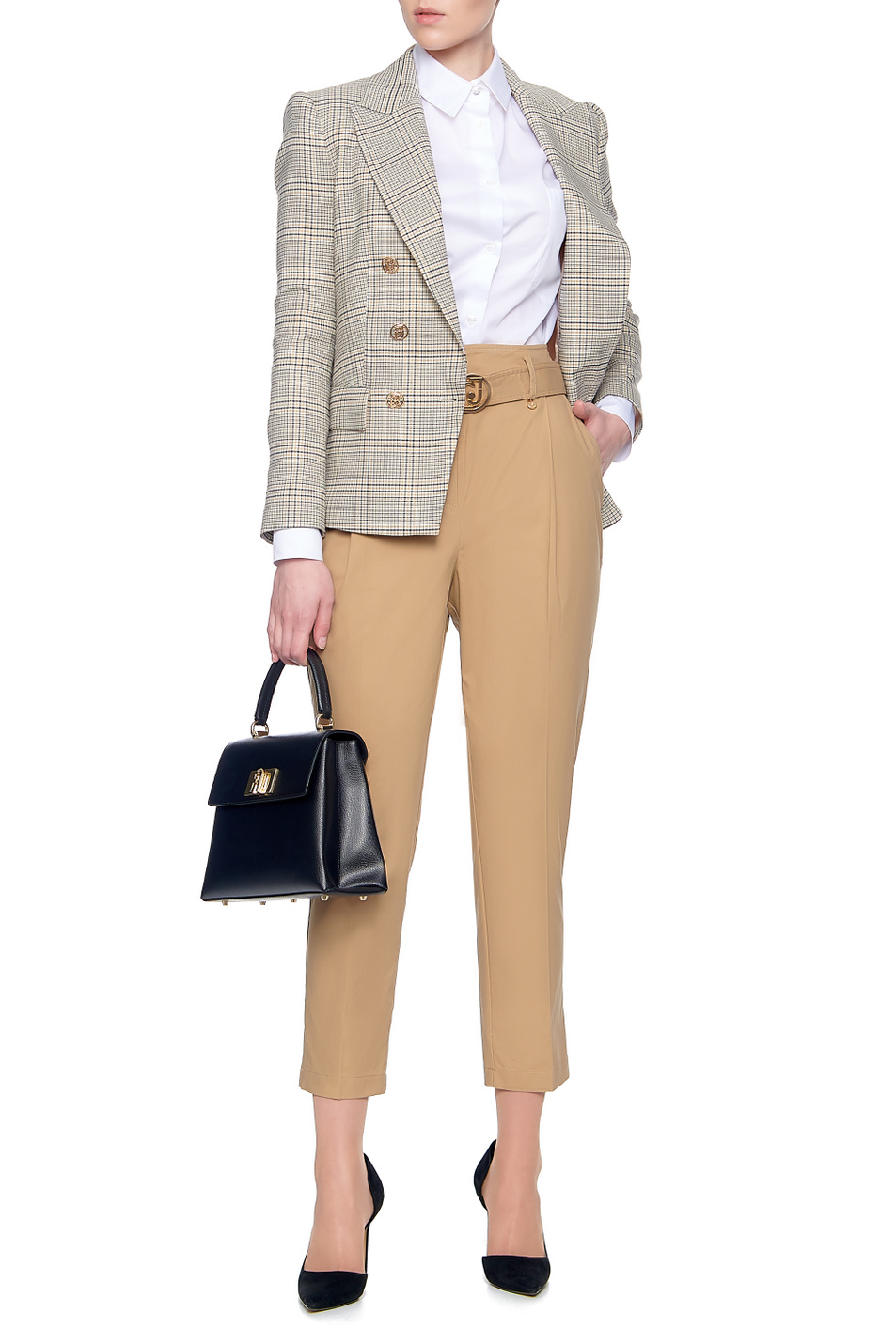 Женский Liu Jo Укороченные брюки с завышенной талией (цвет ), артикул CA1006T2398 | Фото 2