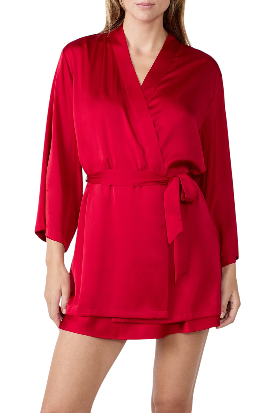 Женский Etam Халат CONFIDENCE из атласа (цвет ), артикул 6556007 | Фото 1