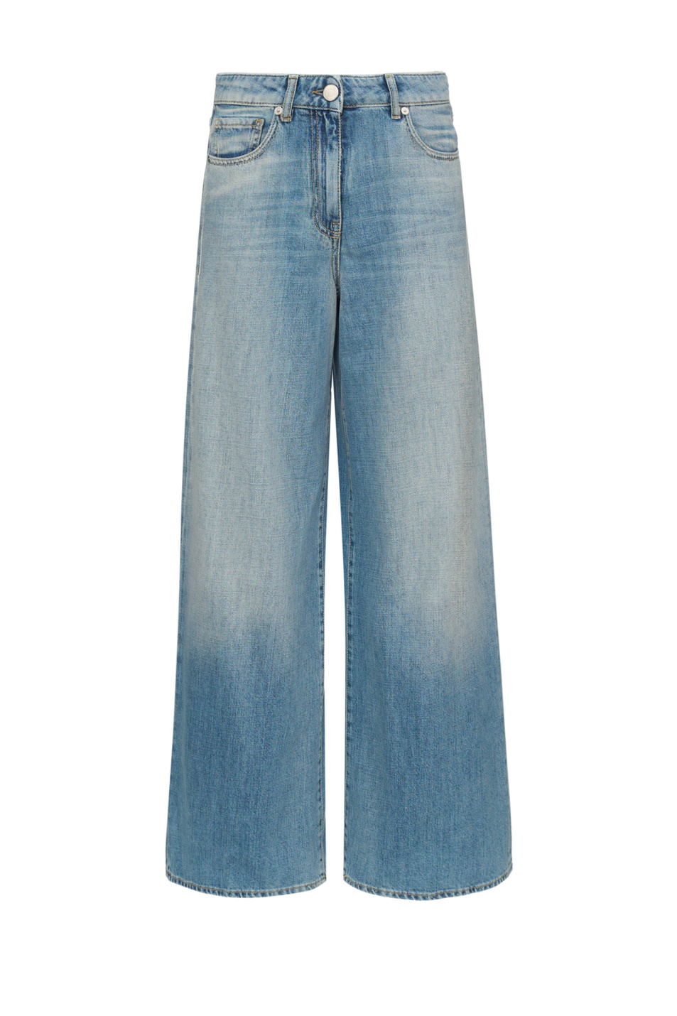 Джинсы из хлопка|Основной цвет:Голубой Женский Peserico Джинсы из хлопка (цвет ), артикул A04114L89Q-04946 | Фото 1