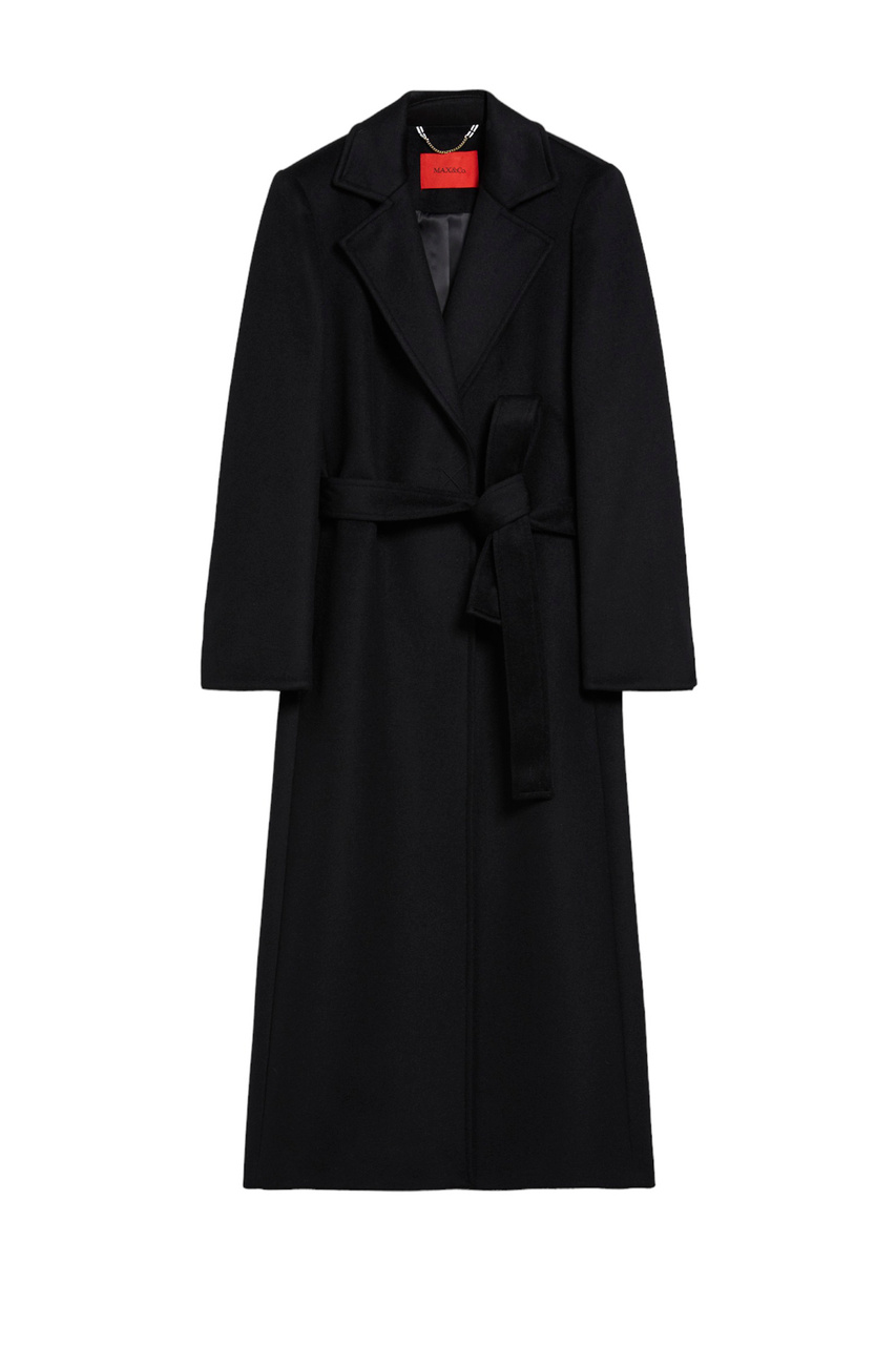 Пальто LONGRUN из натуральной шерсти|Основной цвет:Черный|Артикул:40149523 | Фото 1