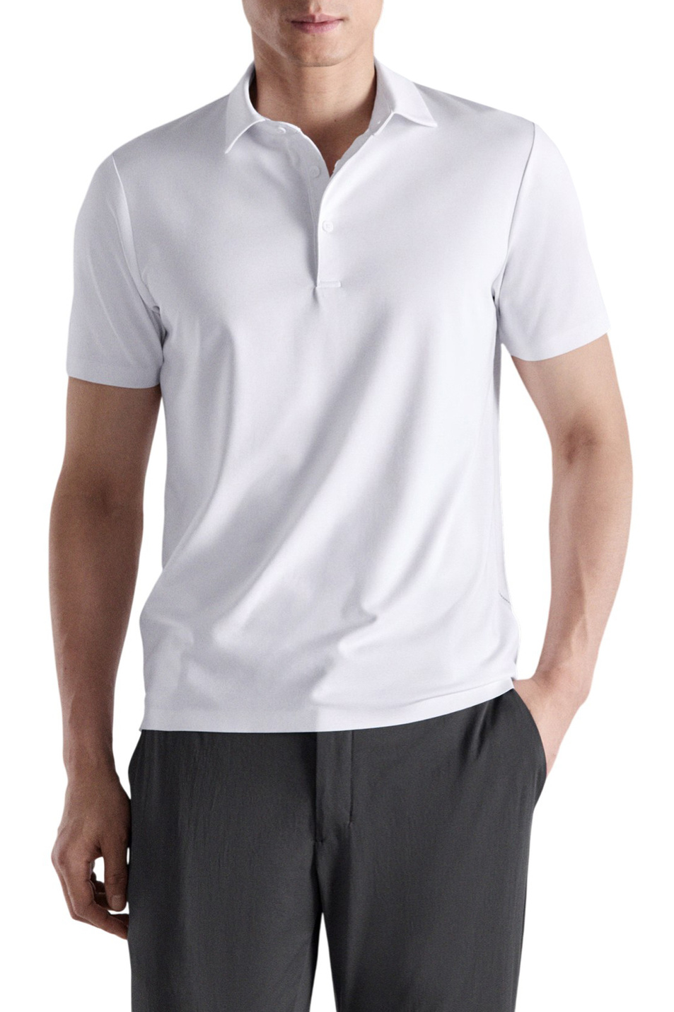 Мужской Mango Man Поло LAZIOP приталенного кроя (цвет ), артикул 27954425 | Фото 3