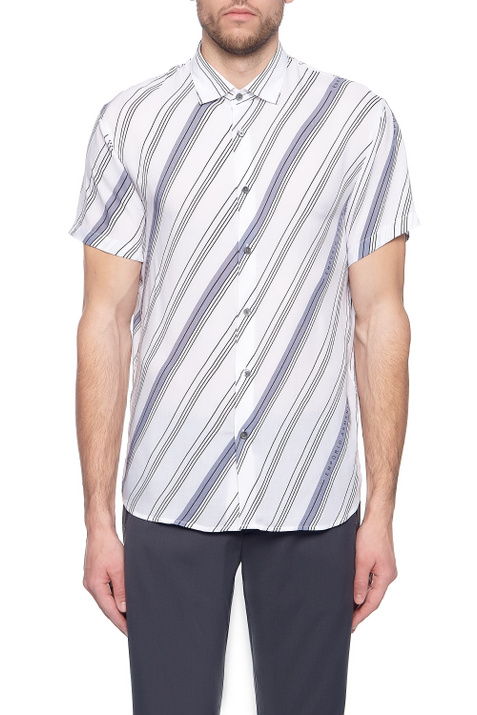 Emporio Armani Рубашка с принтом в полоску ( цвет), артикул 3K1CB9-1NYMZ | Фото 1
