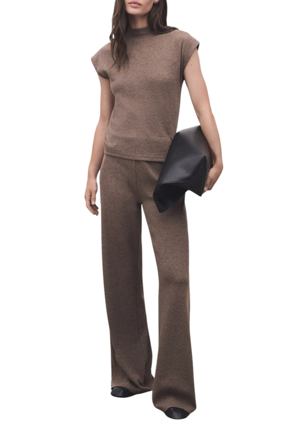 Джемпер MICHI с высоким воротником|Основной цвет:Коричневый Женский Mango Джемпер MICHI с высоким воротником (цвет ), артикул 17085815 | Фото 2