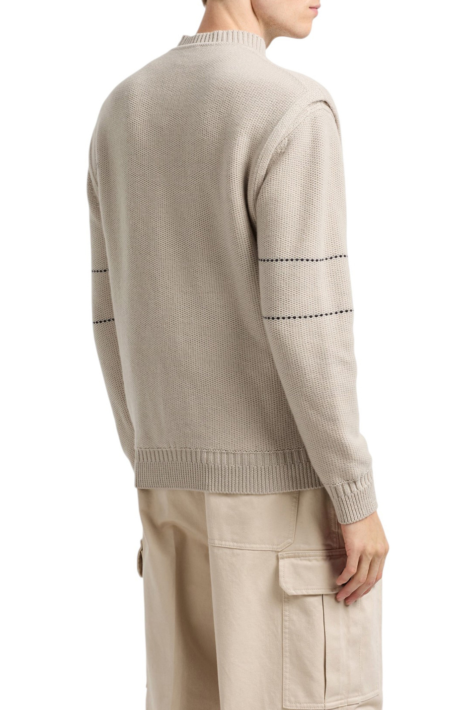 Мужской Emporio Armani Свитер из смесовой шерсти (цвет ), артикул EM002024-AF18103 | Фото 4