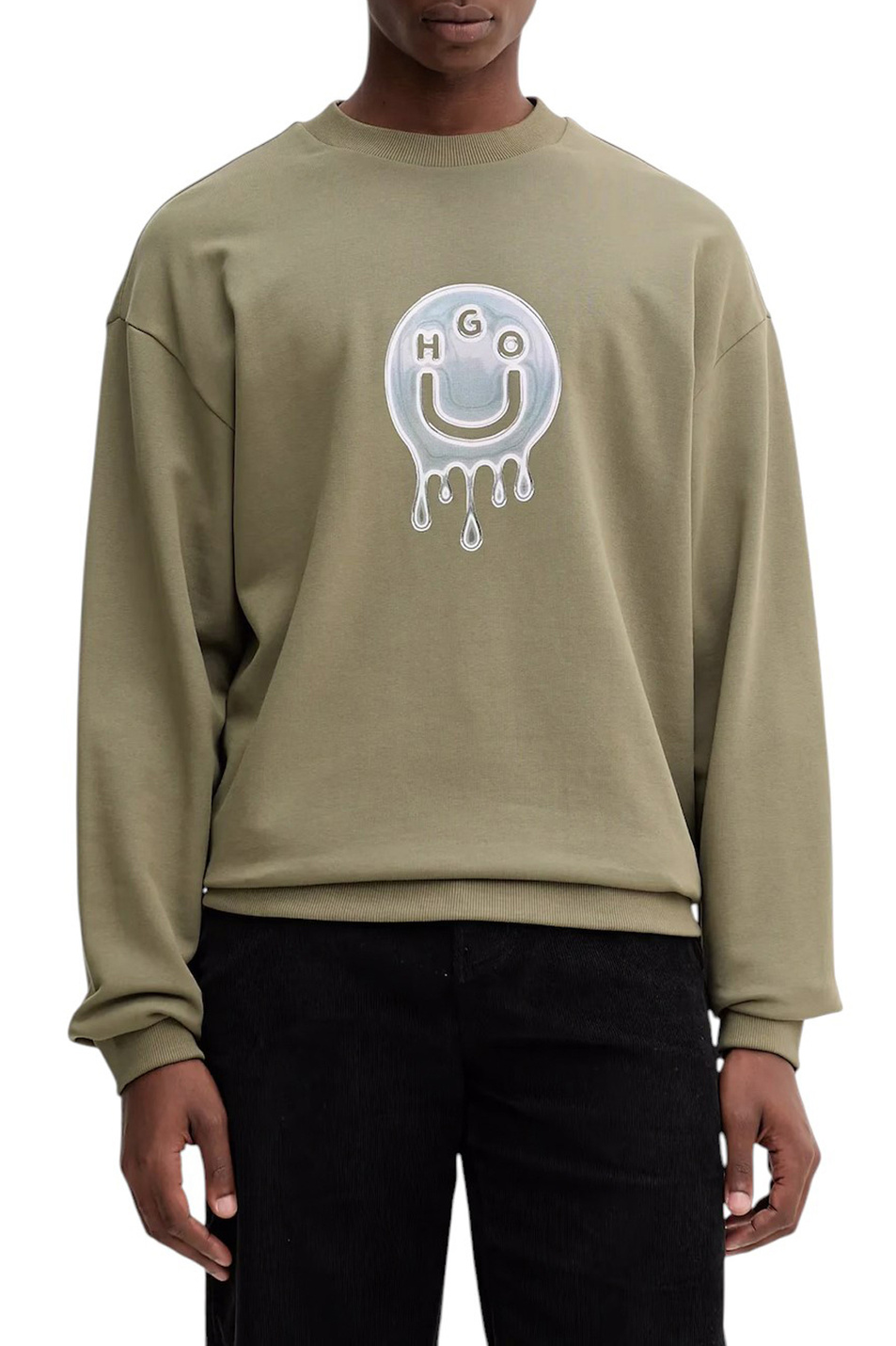 Мужской HUGO Свитшот Newirex с принтом (цвет ), артикул 50549213 | Фото 4