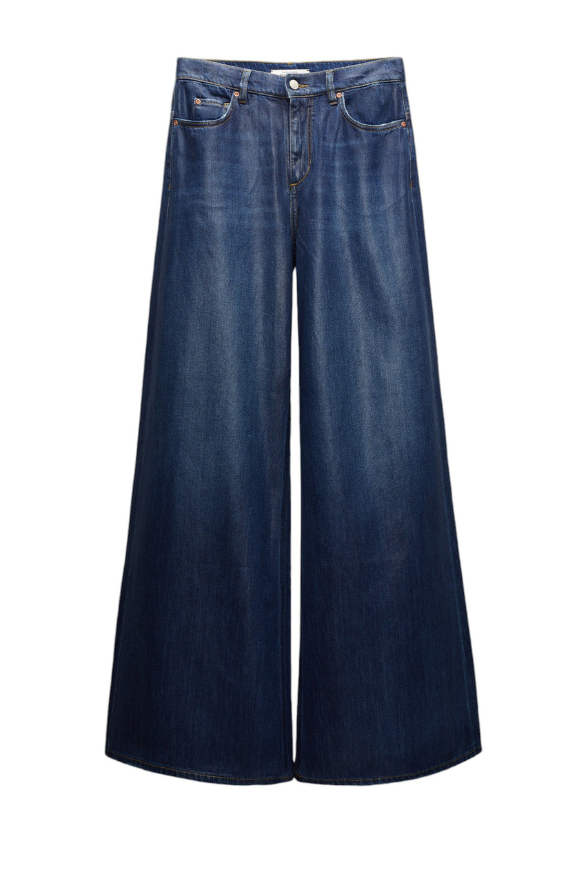 Джинсы DENIM ROMANCE из натурального хлопка|Основной цвет:Синий|Артикул:745103 | Фото 1
