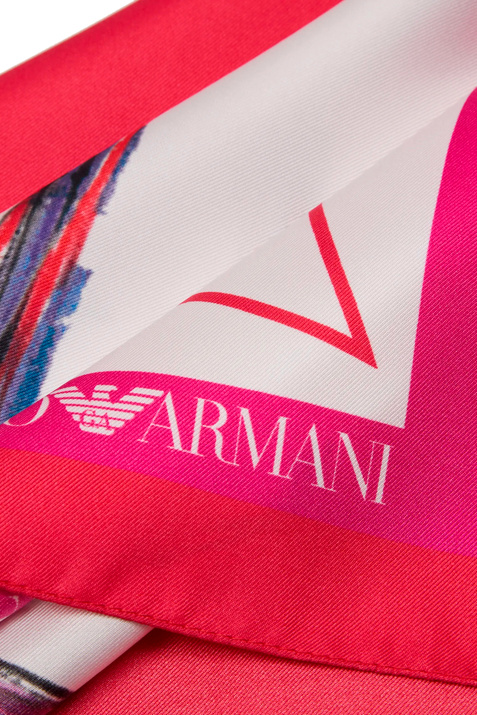 Emporio Armani Платок из шелка с принтом ( цвет), артикул 635320-3R303 | Фото 2