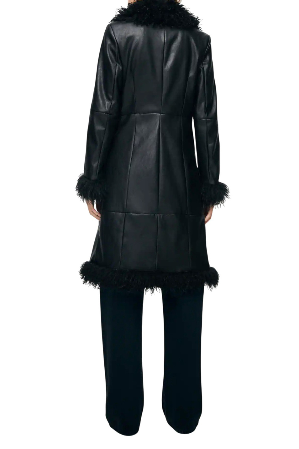 Женский Mango Пальто CHARLOTE из искусственной кожи (цвет ), артикул 17047907 | Фото 3