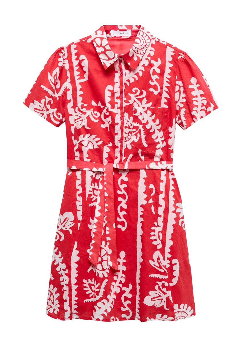 Платье TROPEZ с принтом|Основной цвет:Красный|Артикул:67098638 | Фото 1