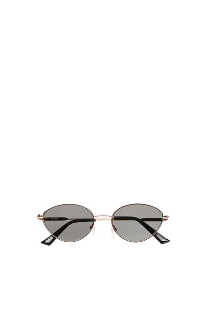 Солнцезащитные очки MAFALDA в металлической оправе|Основной цвет:Черный|Артикул:27004031 | Фото 2